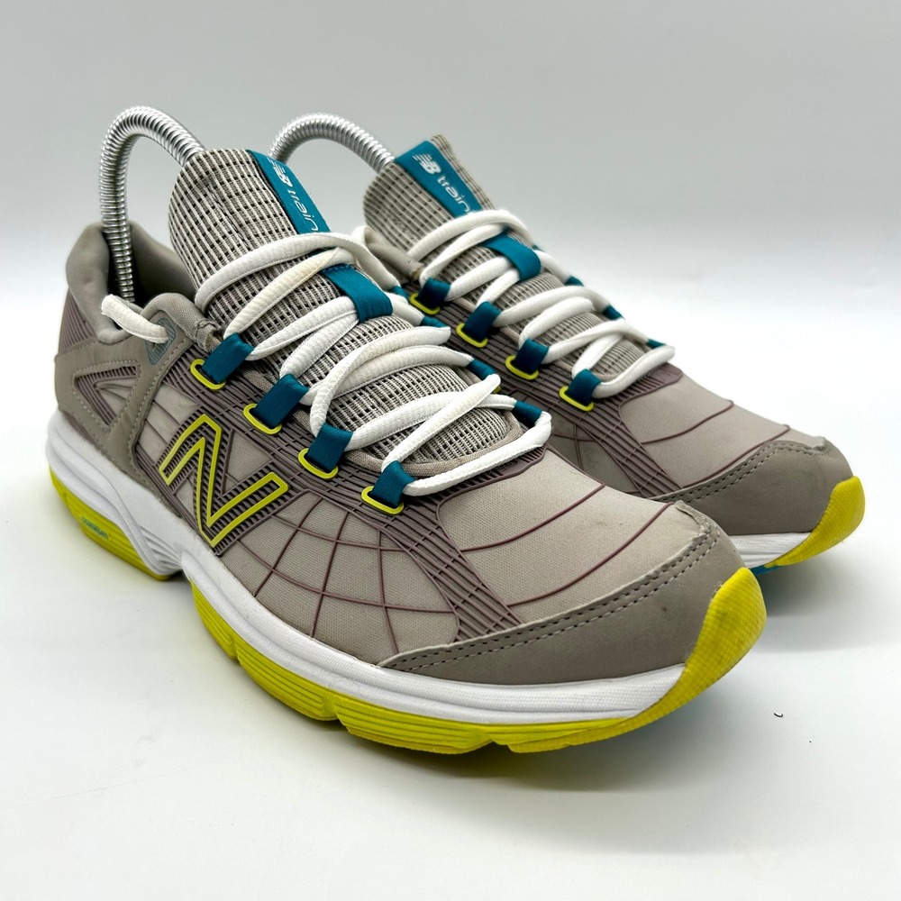 New Balance 813 Women's Training Shoes Size 8B Gray Yellow Blue Sneakers  WX813S - Picture 4 of 9